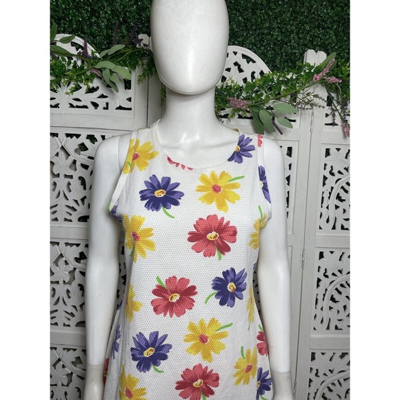 Vintage 90s Y2K Younique Clothing Women’s Floral Sleeveless Tank Summer Dress - Picture 2 of 6